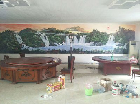 江安墙绘-写实风景