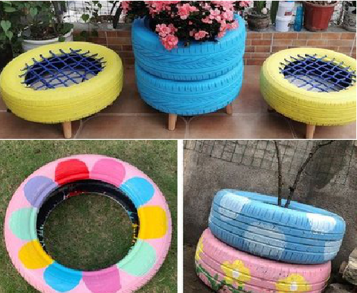 江安墙体彩绘-变废为宝