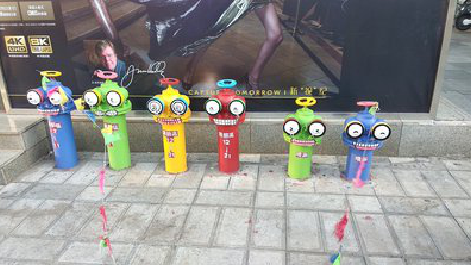 江安商业区彩绘