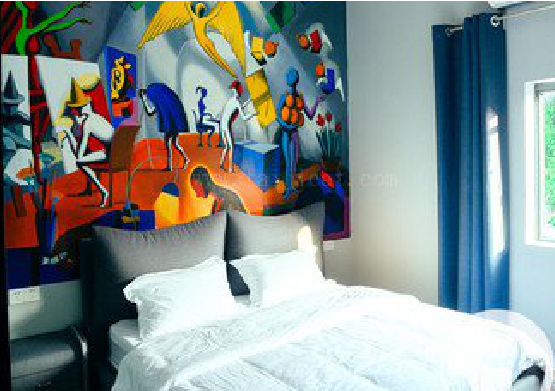 江安对于酒店的墙体彩绘而言更注重哪些方面？